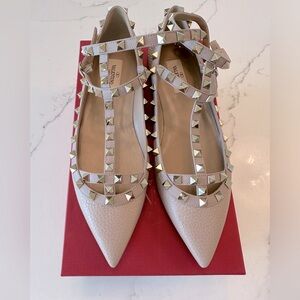 Valentino Garavani Rockstud Ballerina Flats